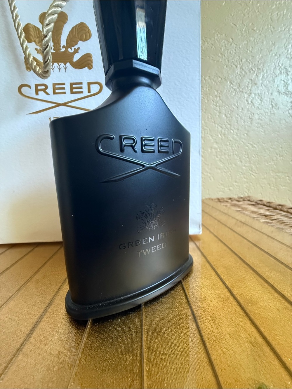 NWB authentic CREED green Irish Tweed  100 ml